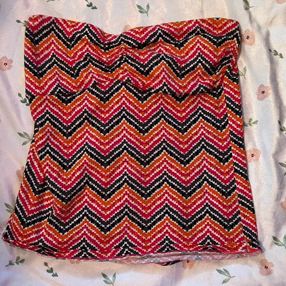 Rue 21 strapless pink shirt XL